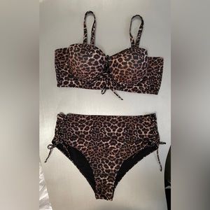 Shein  animal print bikini 4X
